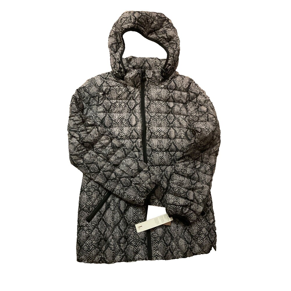 Laurier & Co. Montreal Women’s Hooded Coat Size S/P Snake Print Softshell